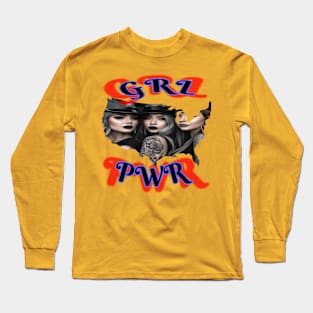 GRL PWR biology graduates Long Sleeve T-Shirt